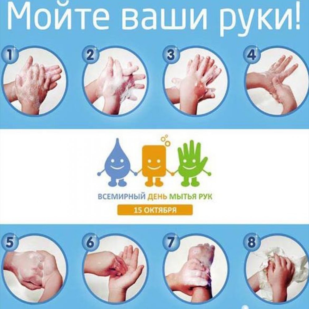 Открытка на день мытья рук