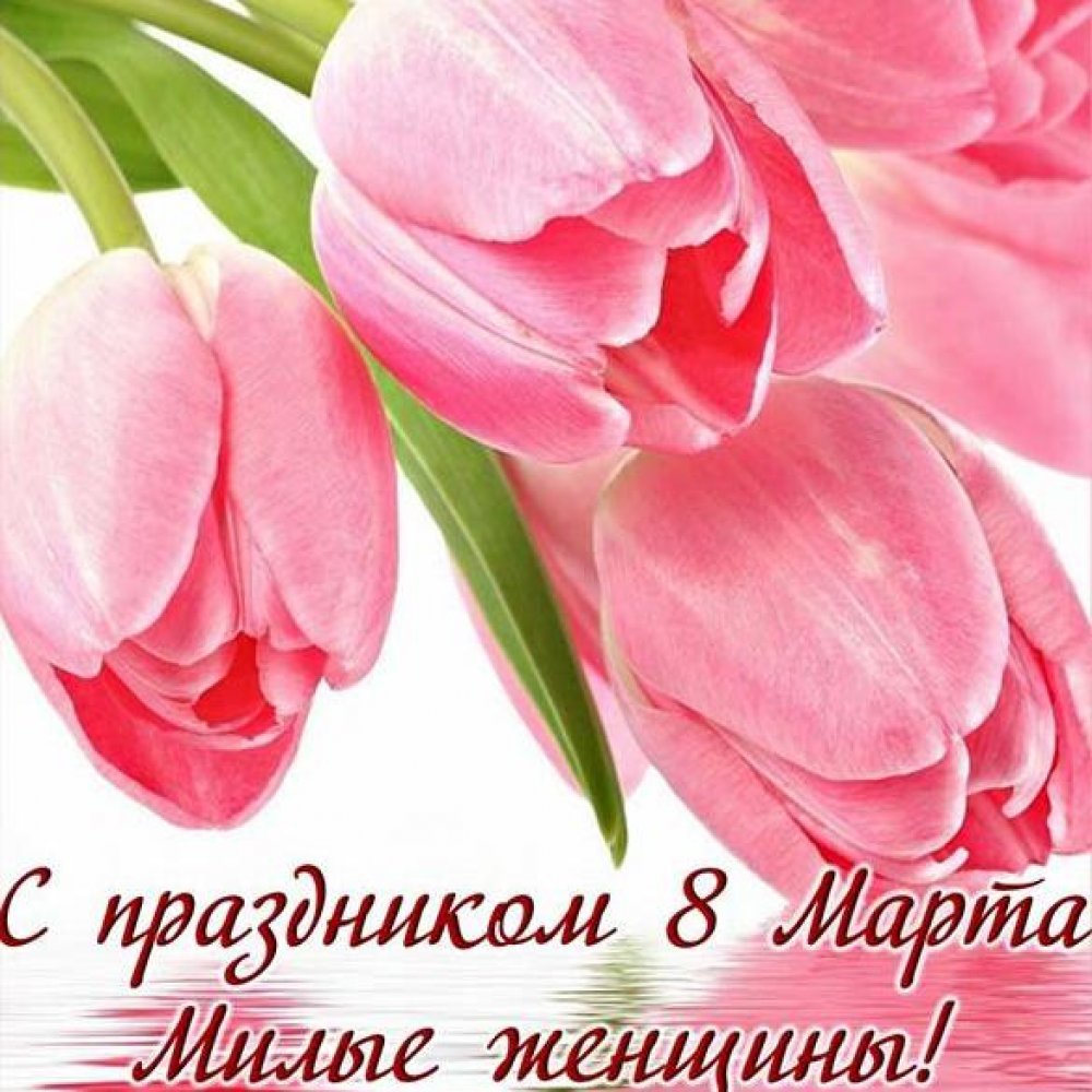Фото с 8 марта с цветами