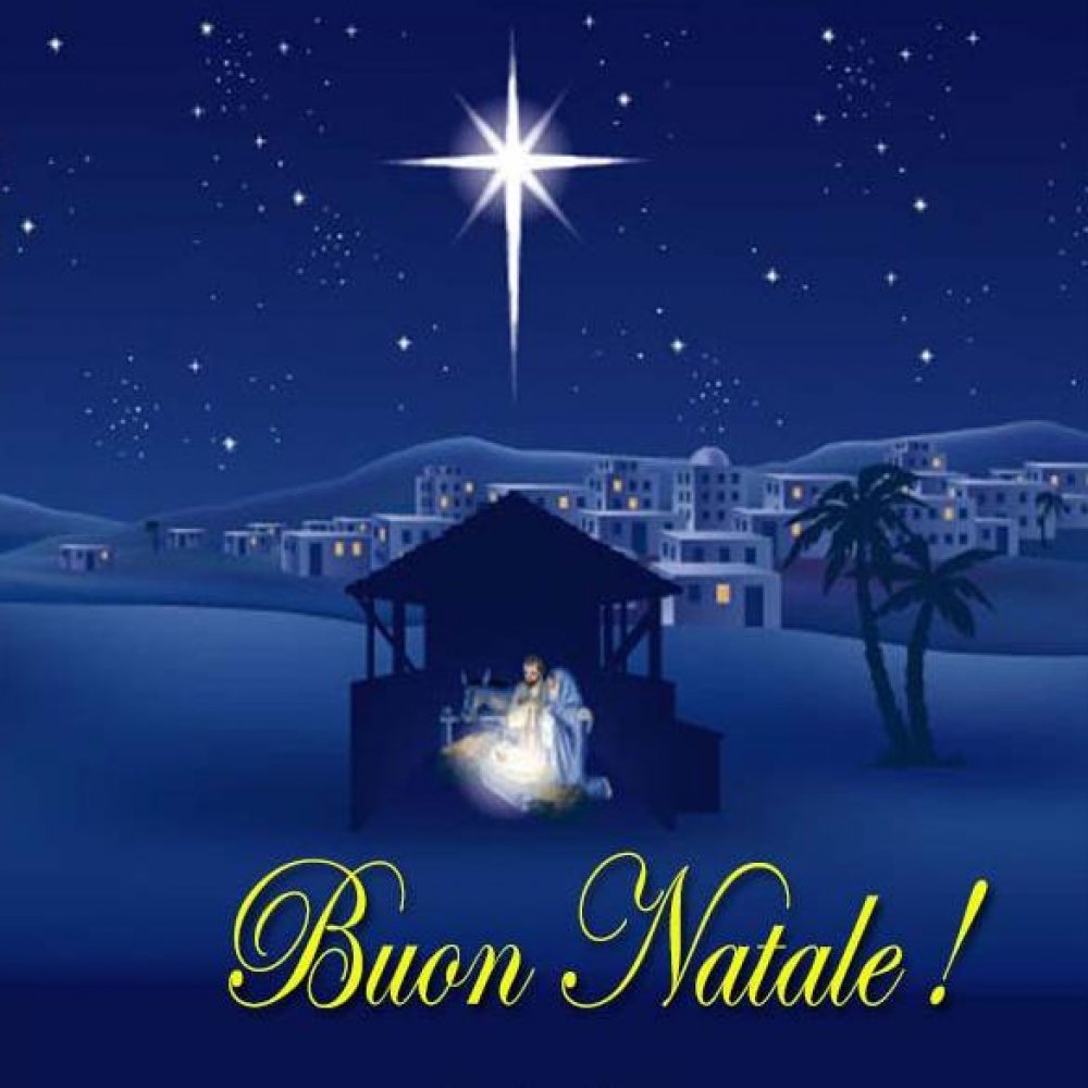 Итальянская рождественская открытка