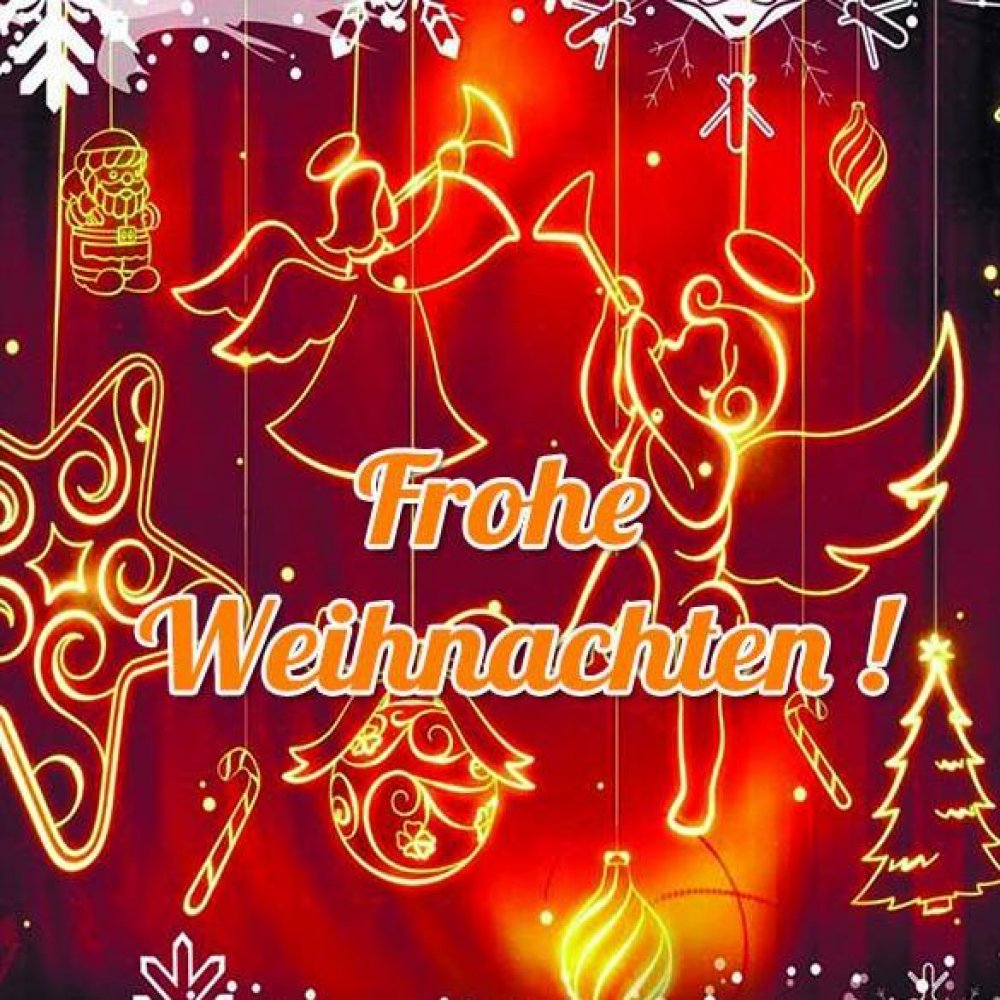 Открытка на Рождество на немецком