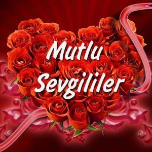 Открытка с днем влюбленных на турецком языке